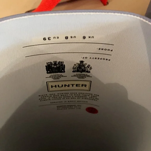 Hunter tall boots - original tall boots US size 8 - Picture 6 of 13